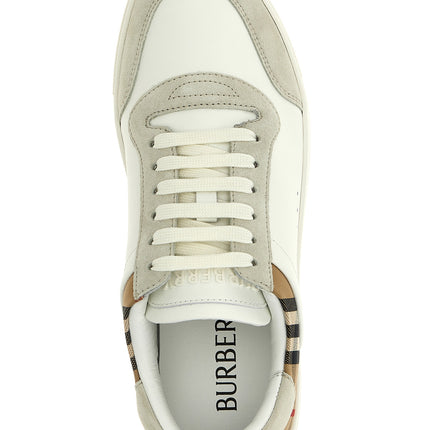Burberry Multicolor Leather Low Top Sneakers