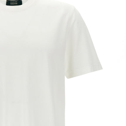 ZANONE White Cotton T-Shirt