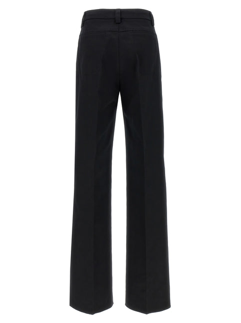THELATEST Black Cotton Casual Pants