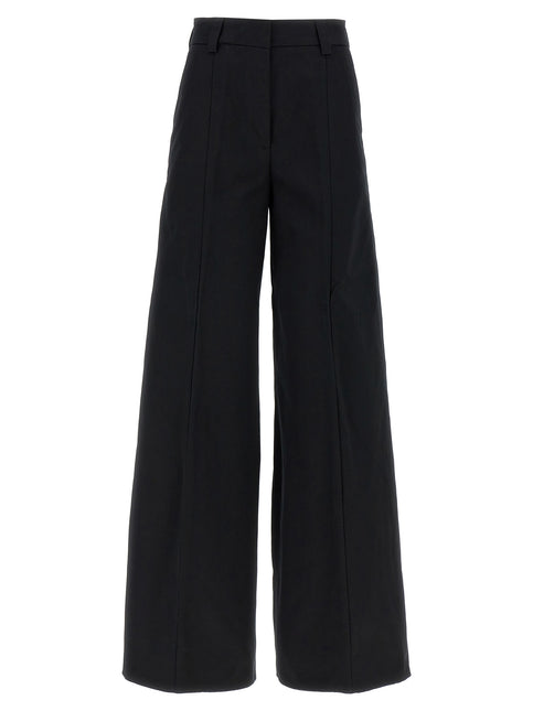 THELATEST Black Cotton Casual Pants