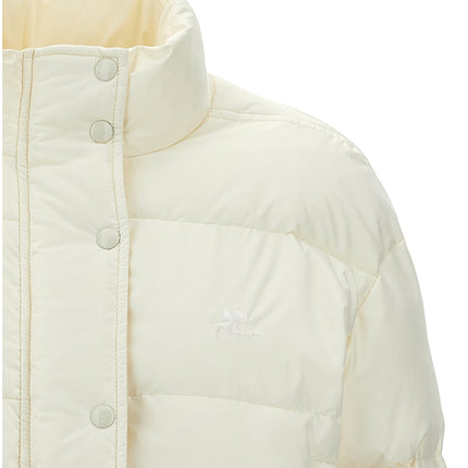 Courrèges White Polyester Full-Length Jacket