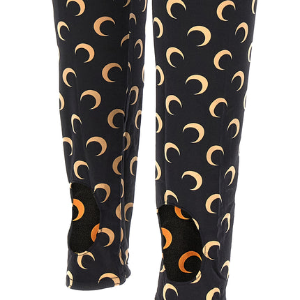 Marine Serre Black Polyamide Leggings