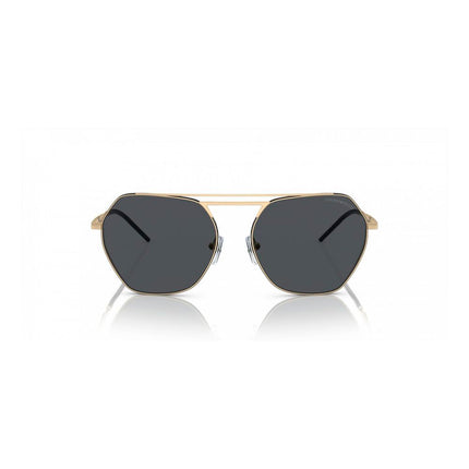 Emporio Armani Gold Metal Sunglasses