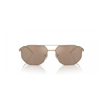 Emporio Armani Gold Metal Sunglasses