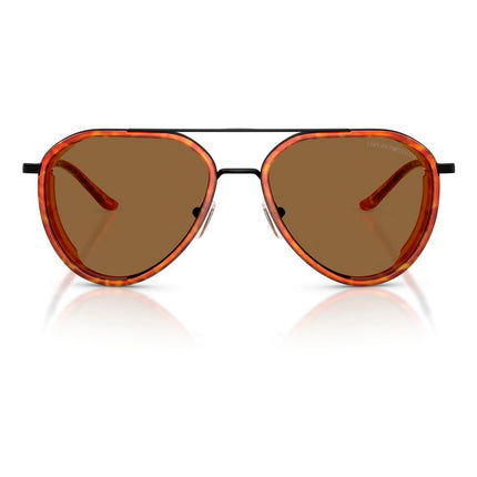 Emporio Armani Black Metal Sunglasses