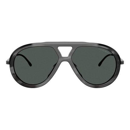 Emporio Armani Gray Acetate Sunglasses