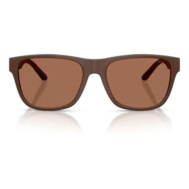 Emporio Armani Brown Acetate Sunglasses