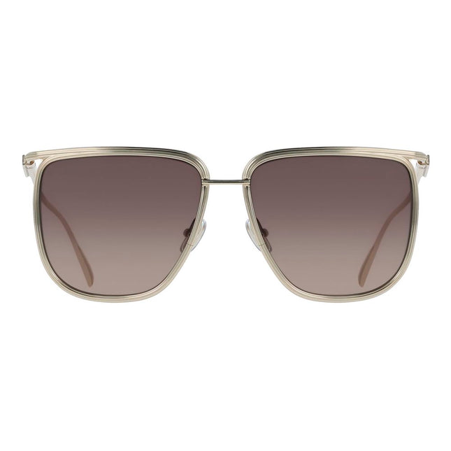 Ferragamo Gold Metal Sunglasses