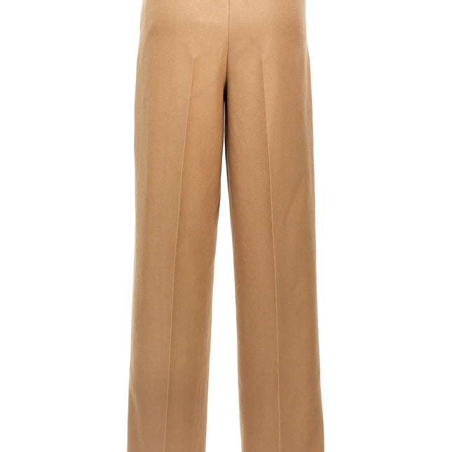 Fendi Beige Wool Dress Pants