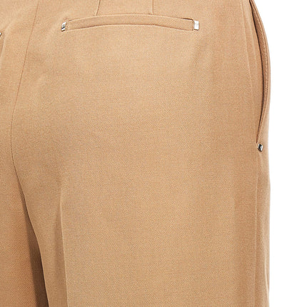 Fendi Beige Wool Dress Pants