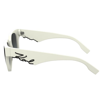 Karl Lagerfeld White Acetate Sunglasses