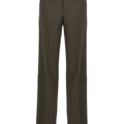 Fendi Bicolor Wool Dress Pants