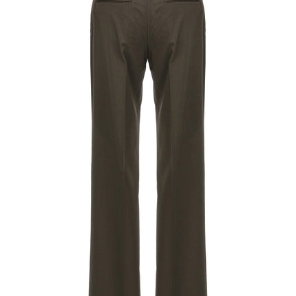 Fendi Bicolor Wool Dress Pants