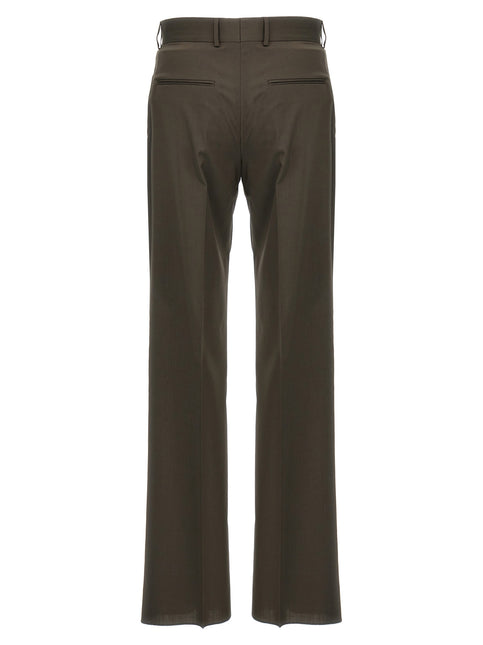 Fendi Bicolor Wool Dress Pants