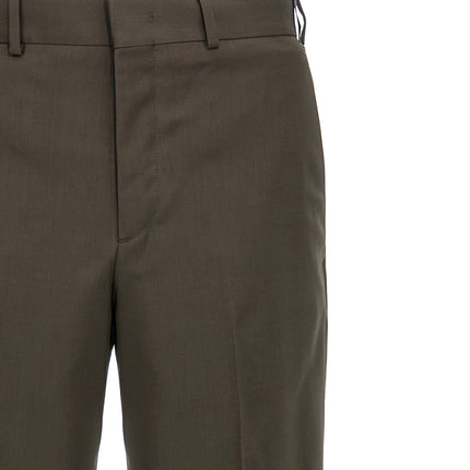 Fendi Bicolor Wool Dress Pants