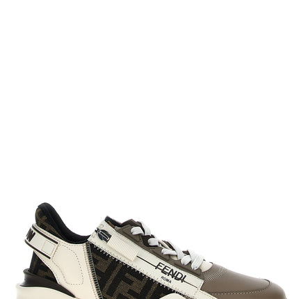 Fendi Multicolor Calf Leather Bos Taurus Athletic Sneakers