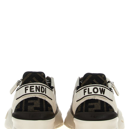 Fendi Multicolor Calf Leather Bos Taurus Athletic Sneakers