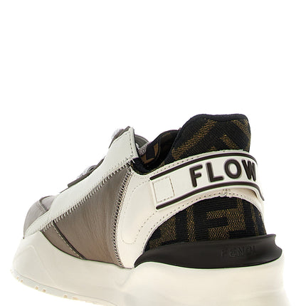 Fendi Multicolor Calf Leather Bos Taurus Athletic Sneakers