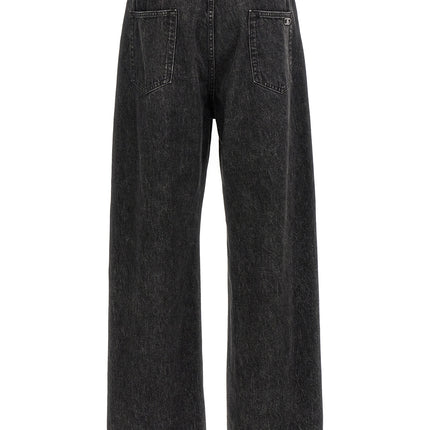 Dolce & Gabbana Black Cotton Relaxed Fit Jeans