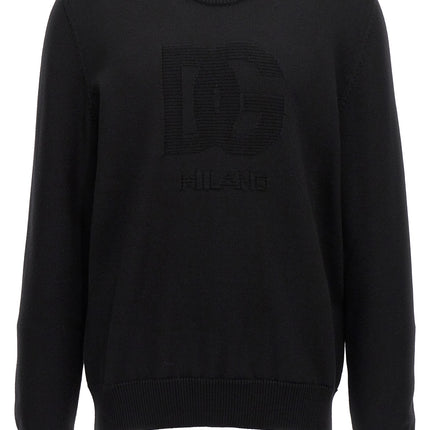 Dolce & Gabbana Black Virgin Wool Cardigan