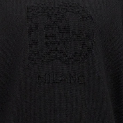 Dolce & Gabbana Black Virgin Wool Cardigan