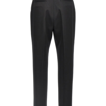 Dolce & Gabbana Black Virgin Wool Dress Pants