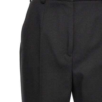 Dolce & Gabbana Black Virgin Wool Dress Pants