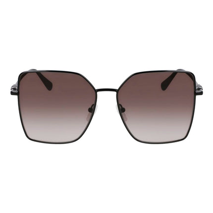 Longchamp Black Metal Sunglasses