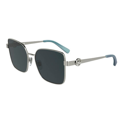 Longchamp Gray Metal Sunglasses Longchamp