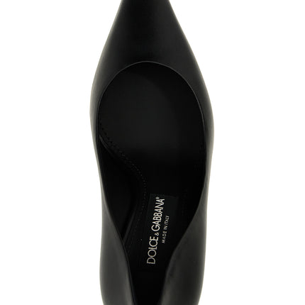 Dolce & Gabbana Black Lamb Leather High Heel Pumps