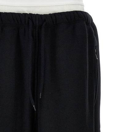 T BY ALEXANDER WANG Black Cotton Joggers (Workout Pants)