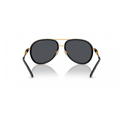 Versace Black Metal Sunglasses