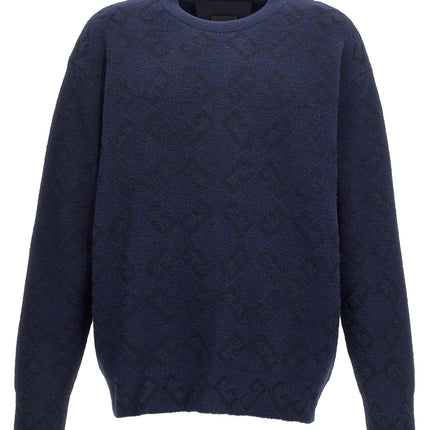 Givenchy Blue Wool Cardigan