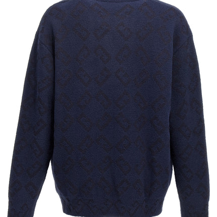 Givenchy Blue Wool Cardigan