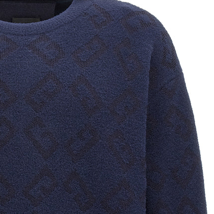 Givenchy Blue Wool Cardigan