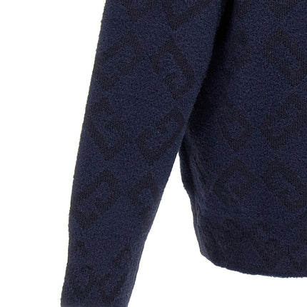 Givenchy Blue Wool Cardigan