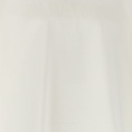 Jil Sander White Cotton T-Shirt