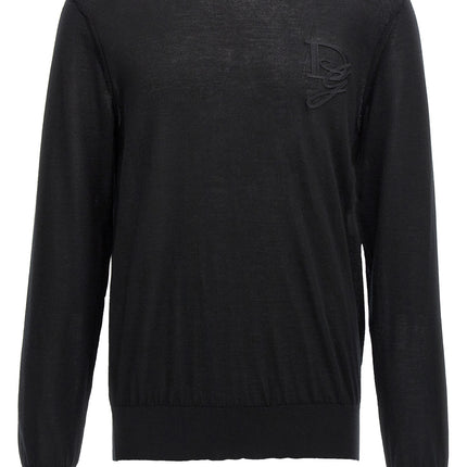 Dolce & Gabbana Black Cashmere Cardigan