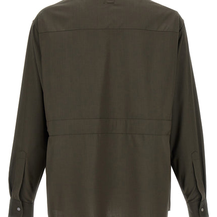 Fendi Bicolor Wool Blouse