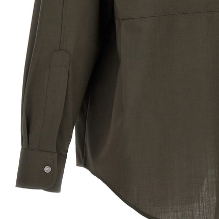Fendi Bicolor Wool Blouse