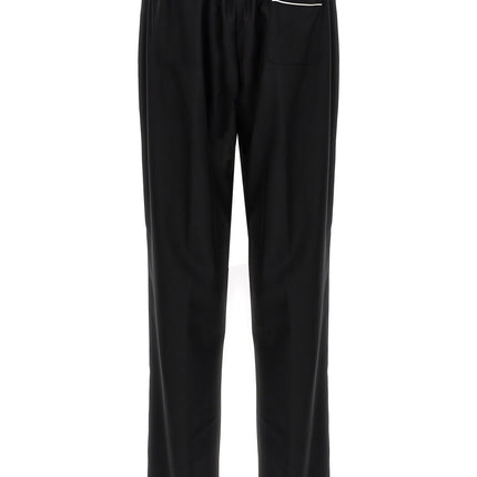 Dolce & Gabbana Black Virgin Wool Casual Pants