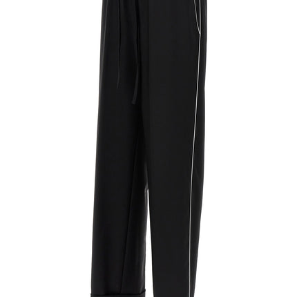 Dolce & Gabbana Black Virgin Wool Casual Pants
