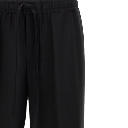 Dolce & Gabbana Black Virgin Wool Casual Pants