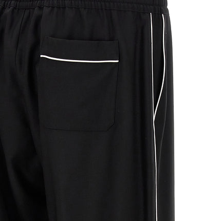 Dolce & Gabbana Black Virgin Wool Casual Pants
