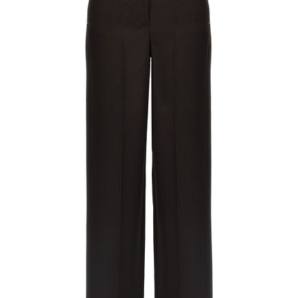 Fendi Purple Virgin Wool Dress Pants