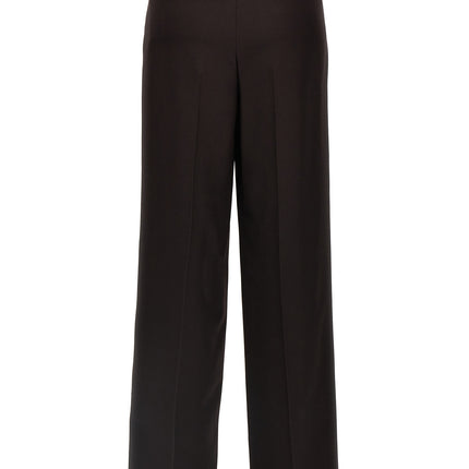 Fendi Purple Virgin Wool Dress Pants