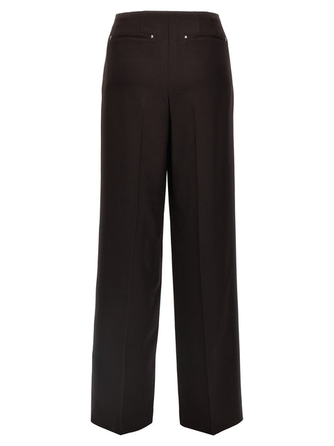 Fendi Purple Virgin Wool Dress Pants