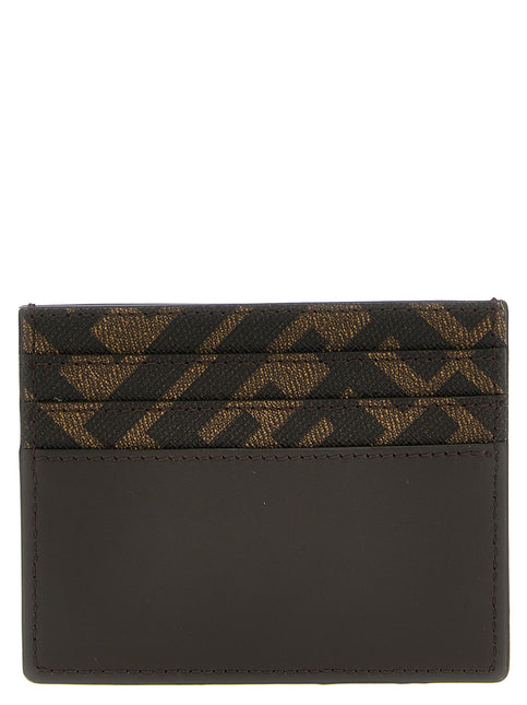 Fendi Brown Calf Leather Bos Taurus Cardholder