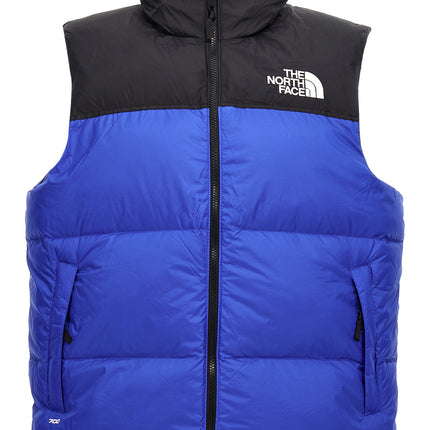 The North Face Blue Nylon Sleeveless Jacket
