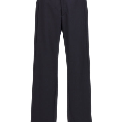 Fendi Blue Polyester Casual Pants